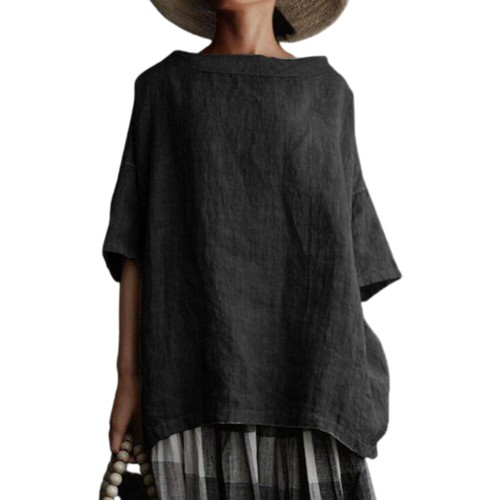 Plus Size Women Short Sleeve Kaftan Blouse Holiday Loose T-shirts Tunic Tops Tee - Bild 14 von 27