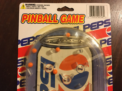 Pepsi Cola Pinball Game, Tabletop, Handheld, New Sealed, Gordy Toy