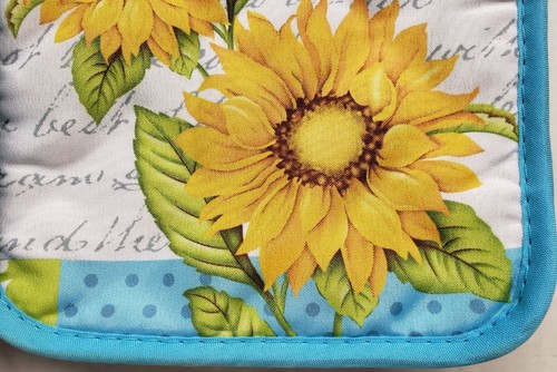 Set di 2 portapentole stampate (7""x7""), retro blu, SH - Foto 5 di 8