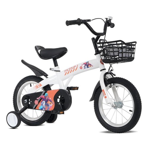 16 Inch Sporty Kids Bike with Training Wheels and Stand Adjustable Saddle - Picture 7 of 19