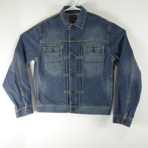 Lucky Brand Denim Jacket Mens Medium 