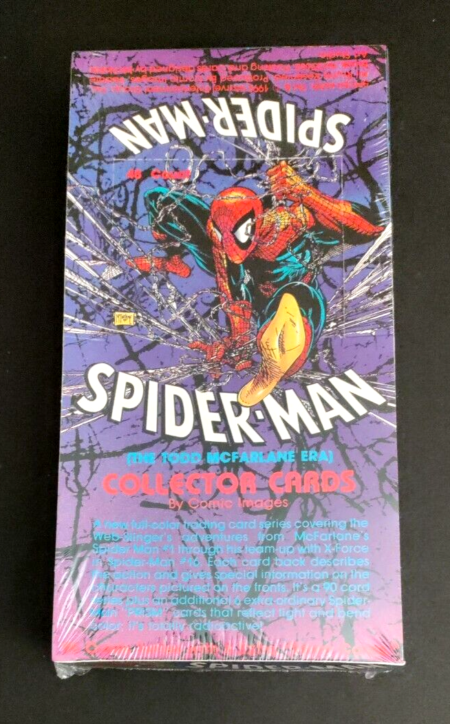 Spider Man Todd Mcfarlane Era Factory Sealed Box 48 Packs Comic