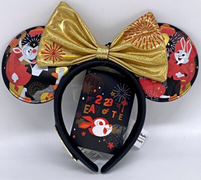 Disney Parks Year of the Rabbit Loungefly Minnie Mouse Ears  display picture 1