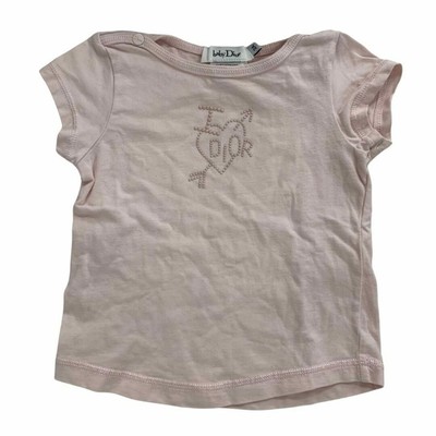 Baby Dior T-Shirt Size 2A Pink Afb25 | eBay