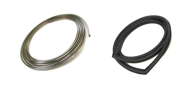 Mercury Capri 1970/1976 parabrisas tira de intemperie junta de sellado tira de bloqueo cromada Foto 2 de 4