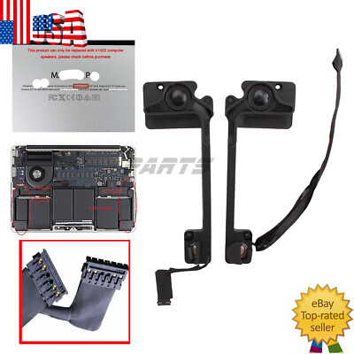 For MacBook Pro Retina13'' Left Right Speaker Late 2013 Mid 2014 Early 2015 A1502