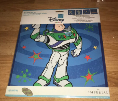 DISNEY HOME TOY STORY BUZZ LIGHTYEAR WALL ART MURAL SELF STICK 4 PC WALLS MY WAY