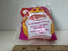 Vintage McDonald's Happy Meal Toy 2000 Finger Board Skateboard 5, New