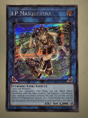 YUGIOH I:P MASQUERENA (LINK) ASIA ENGLISH EDITION ES01-AE048 SECRET RARE