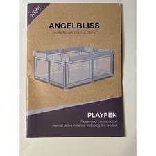 Baby Playpen, ANGELBLISS Playpen for Babies and Toddlers Grey 71" x 59" 