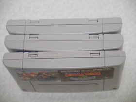 Super Donkey Kong  1/2/3 Lot of 3 SFC Super Famicom SNES Nintendo from Japan