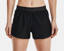 Under Armour Women s Play up Shorts 2.0 Black / Grey Size L NWT