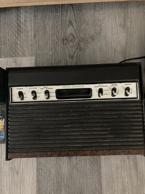 atari 2600 console With Joy Stick, Paddle And 5 Games-tested