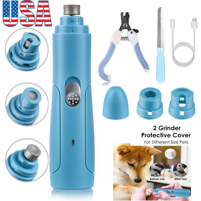 Electric Pet Dog ToeNail File Grinder Clippers Cat Claw Grooming