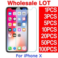 Tempered Glass Screen Protector For iPhone X XR XS MAX 8 7 6S Plus 5S 5C SE LOT