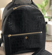 tory burch crocodile backpack