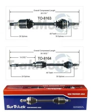 For Toyota Avalon FWD 2005-2007 3.5L V6 Pair of Front CV Axle Shaft SurTrack Set