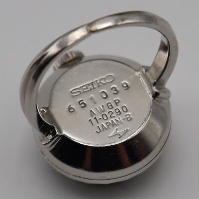 SEIKO 11-0290 リングウォッチ Vintage SEIKO 11-0290 Ring Watch Wine Red Dial Manual