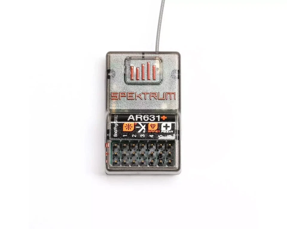 Spektrum RC AR631+ DSMX 6-Channel Aircraft Telemetry Receiver SPM1031 SPM-1031 - Image 2 of 4