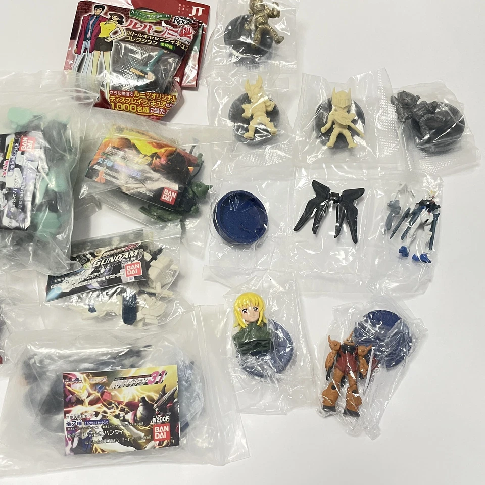 Pepsi Bottle Cap Figure Gundam & MS selection Kamen Rider Lupine III Bulk sale - Image 4 of 4
