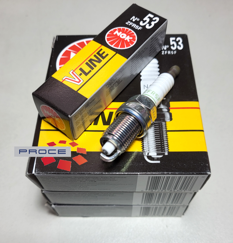 Zündkabel plus Zündkerzen BMW 750i E32 850i E31 - 12x Ngk V-LINE 53 ...