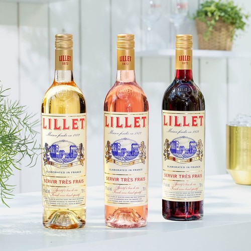 Lillet Geschenkset - Lillet Blanc Aperitiv de France 750ml (17% Vol) + 4x Schwe - Bild 5 von 6