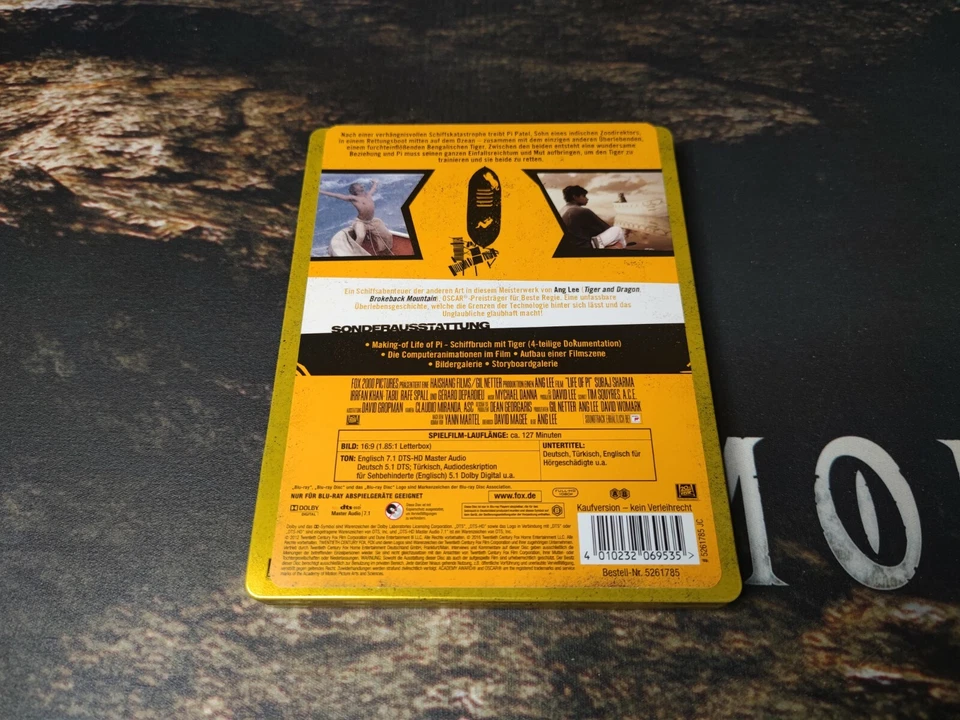 Life of Pi - Steelbook -  [Limited Edition] - Blu-ray Disc  Wie Neu - Bild 2 von 4