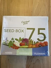 garden pack, Grow Your Own 75 Varieties Seed Box Over 40,000 Seeds NEW & SEALED