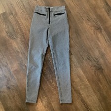 Urban Outfitters Pants Womens 2 Black White Gingham Susie High Waist Zip Front
