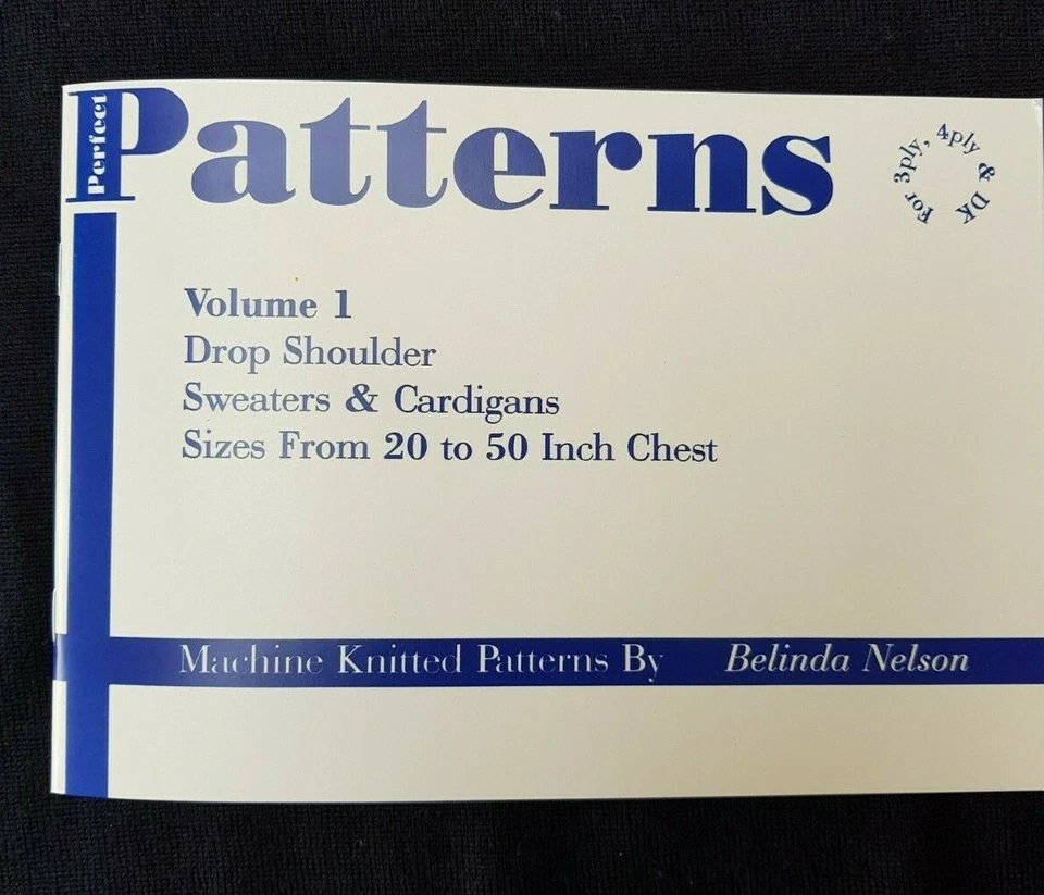 3 libros de tejido a máquina 3,4 capas y DK. Hombro caído, conjunto en manga y Raglan Foto 2 de 4