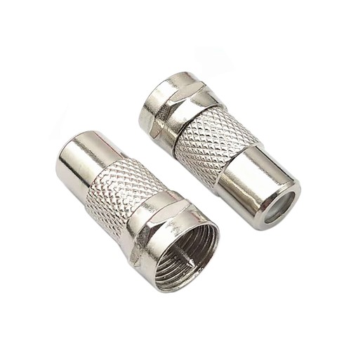 50PCS RF connector F revolves around RCA female F revolves around AV female - Zdjęcie 5 z 6