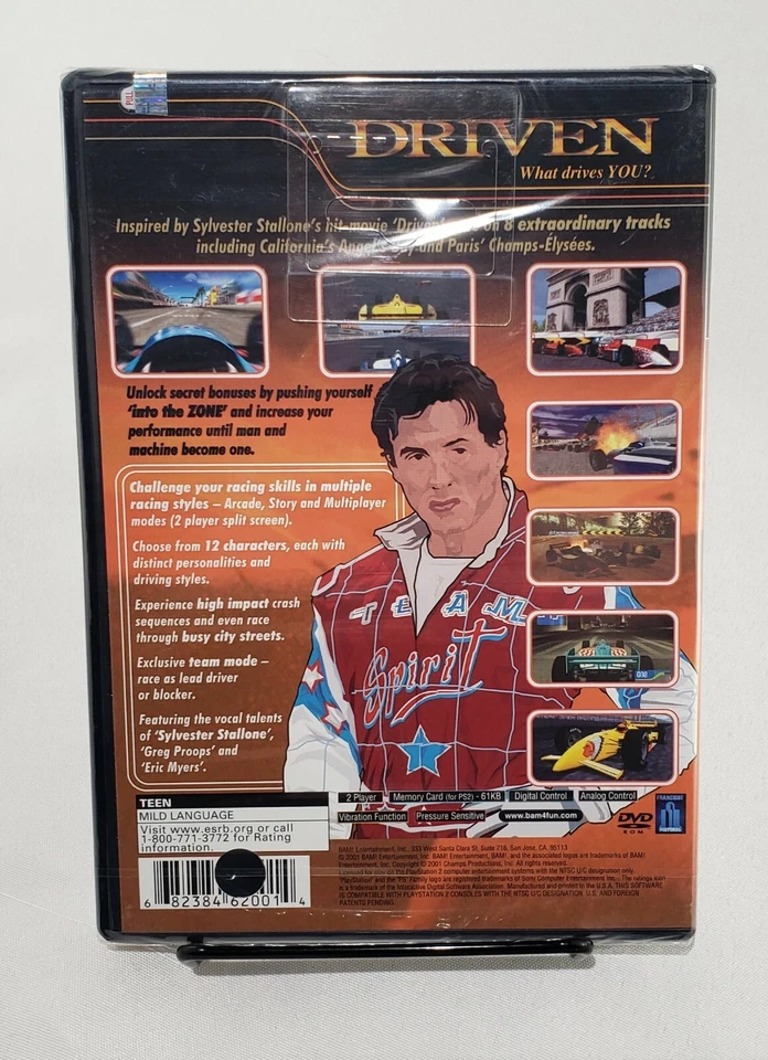 Driven PS2 Sony Playstation New Factory Sealed  - Image 2 of 4