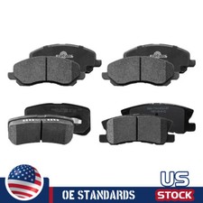 For Chrysler 200 Dodge Avenger Jeep Compass Front and Rear Ceramic Brake Pads