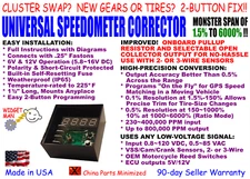 UNIVERSAL SPEEDO SPEEDOMETER RECALIBRATOR, Compare to YELLOW BOX, 1.5% to 6000%