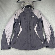The North Face Jacket Womens M Hyvent Purple Full Zip Removable Hood Nylon