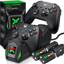 für Xbox One Ladestation & Wiederaufladbarem...