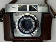 Vtg 1960 Zeiss Ikon AG Calora 35mm Camera - 45mm 3.5 Novar Lens w/Case -Untested