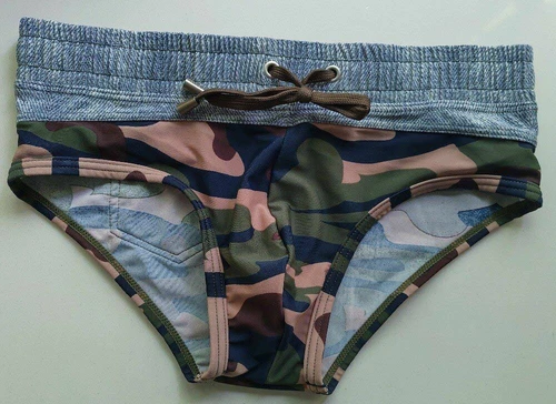 Herren Badeslip Sexy Low Waist Badeanzug Strand Bikini Shorts Gay Badeanzug Hot - Bild 11 von 36