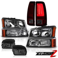 03-06 Silverado Parking Brake Lights Matte Black Headlamps Fog Oe Style Assembly on sale 03-06 Silverado Parking Brake Lights Matte Black Headlamps Fog Oe Style Assembly on sale