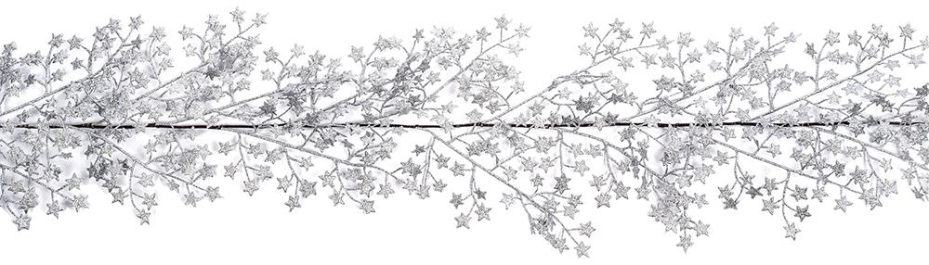 The Living Store Guirlande De Noël Avec Lumières LED 10 M Argenté