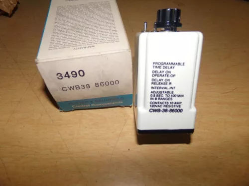 NEW Potter & Brumfield CWB38 86000 Programmable Time Delay Relay