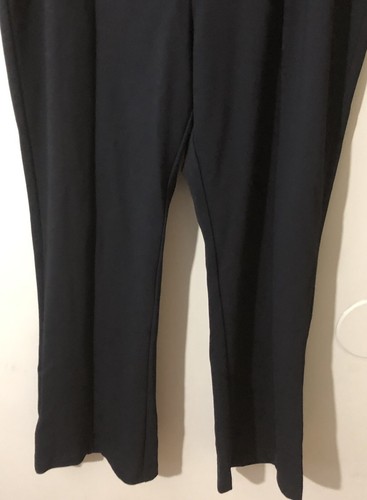 Calvin Klein Womens Classic Fit Wide Leg Pants Stretch Black Plus Sz 3X New - Picture 3 of 7