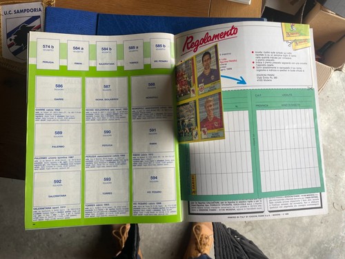 PANINI ALBUM VUOTO CALCIATORI 1988/89 VEDI FOTO - Picture 5 of 7