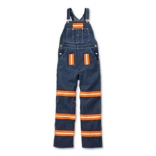 Vestis Bib Overall With Orange Striping WEB-2029