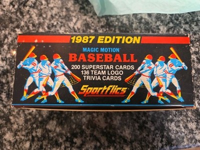 1987 Sportflics Edition Magic MOTION Trivia Baseball Card Factory