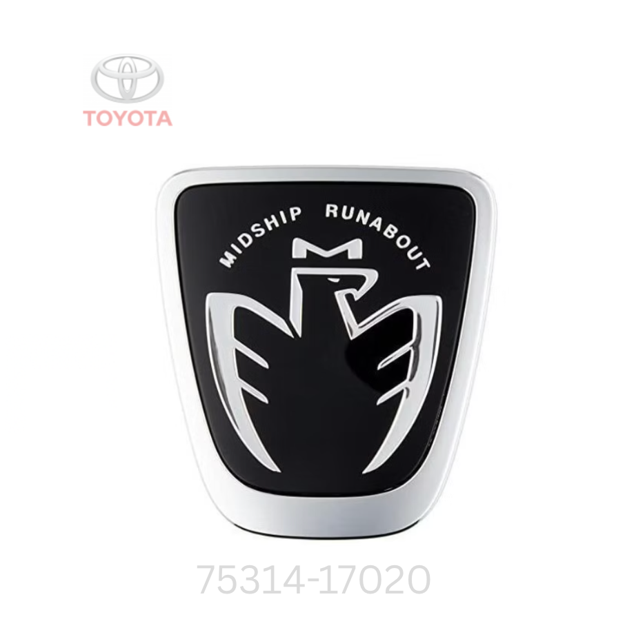 TOYOTA OEM MR2 Spyder MRS ZZW30 00-05 Genuine Front MIDSHIP Emblem
