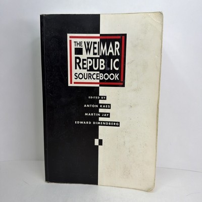 The Weimar Republic Sourcebook - 1994 Paperback