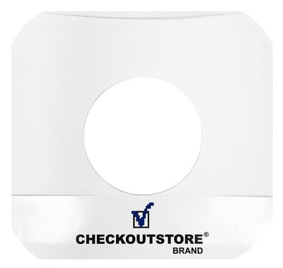 Paper Record Inner Sleeves Round Corners With Hole 7'' Vinyl 45 RPM Records