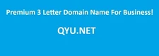 Premium Domain Name For Sale QYU.NET