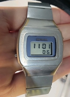 SWISS [ 1978 ] Microma Digital LCD Same type of watch worn in ''Blade Runner'' 